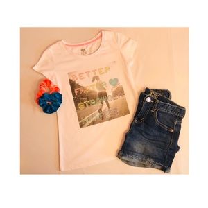 Better Faster Stronger Happier kids active tee